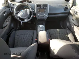 2013 Nissan LEAF S with VIN 1N4AZ0CP0DC400329, listed as a Copart auction lot 46677055 with 45,484 mi miles and Salvage Title. Bid and sale history available at carsss.com. Image 8.