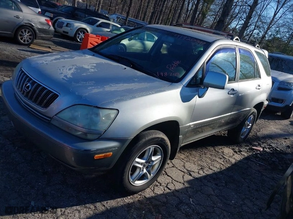 2001 Lexus RX 300 with VIN JTJHF10U210198749, listed as a IAAI auction lot 41820312 with NaN miles. Bid and sale history available at carsss.com. Image 2.
