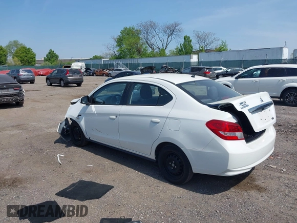 2019 Mitsubishi Mirage ES z VIN ML32F3FJ7KHF12437, wystawiony jako IAAI lot #42119078 z przebiegiem 63 135 mil mil oraz . Historia ofert i sprzedaży dostępna na DreamBid. Obrazek 3.
