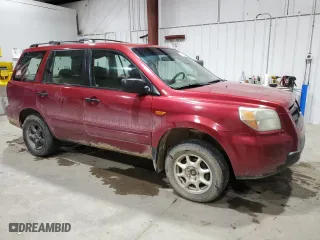 2006 Honda Pilot LX with VIN 2HKYF18156H525247, listed as a Copart auction lot 54573465 with 343,533 mi miles and Clean Title. Bid and sale history available at carsss.com. Image 4.