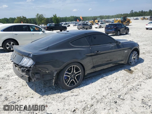 2015 Ford Mustang GT with VIN 1FA6P8CF2F5301424, listed as a Copart auction lot 57391475 with 77,938 mi miles and Salvage title. Bid and sale history available at DreamBid. Image 3.