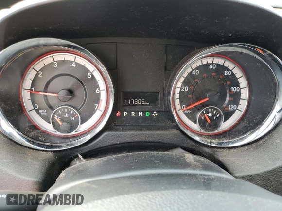 2016 Dodge Grand Caravan SE with VIN 2C4RDGBG8GR342648, listed as a Copart auction lot 46919475 with 117,305 mi miles and Salvage Title. Bid and sale history available at DreamBid. Image 9.