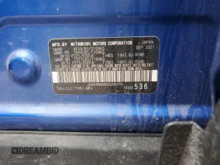 2022 Mitsubishi Eclipse Cross SE z VIN JA4ATWAA6NZ034379, wystawiony jako Copart lot #53788125 z przebiegiem 97 576 mil mil oraz Szkoda całkowita • Salvage title. Historia ofert i sprzedaży dostępna na DreamBid. Obrazek 13.