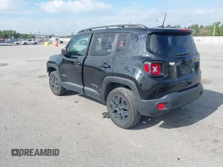 2018 Jeep Renegade Sport with VIN ZACCJBAB5JPH88551, listed as a IAAI auction lot 40937138 with 80,321 mi miles. Bid and sale history available at carsss.com. Image 3.