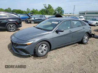 2024 Hyundai Elantra SE with VIN KMHLL4DG4RU784378, listed as a Copart auction lot 60990345 with 9,020 mi miles and Salvage title. Bid and sale history available at DreamBid. Image 1.