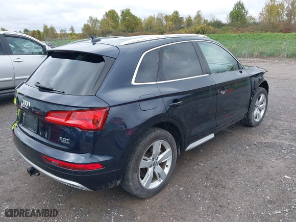 2018 Audi Q5 Premium Plus with VIN WA1BNAFY3J2095957, listed as a IAAI auction lot 40531503 with 64,195 mi miles. Bid and sale history available at carsss.com. Image 4.