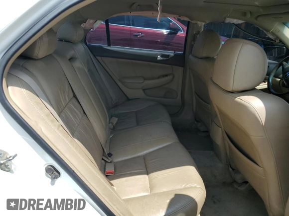 2003 Honda Accord EX z VIN 1HGCM66553A034197, wystawiony jako Copart lot #59805425 z przebiegiem 238 447 mil mil oraz Nie do naprawy • Non repairable. Historia ofert i sprzedaży dostępna na DreamBid. Obrazek 10.