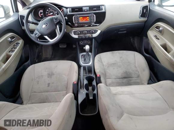 2016 Kia Rio LX with VIN KNADM4A34G6544141, listed as a Copart auction lot 49253735 with 109,885 mi miles and Salvage Title. Bid and sale history available at carsss.com. Image 8.