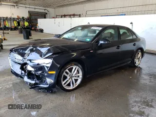 2017 Audi A4 Season of Audi Premium with VIN WAUDNAF43HN049871, listed as a Copart auction lot 53598695 with 117,754 mi miles and Non Repairable. Bid and sale history available at carsss.com. Image 1.