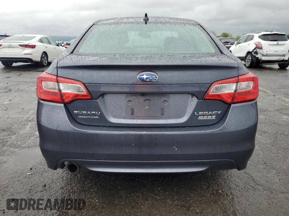 2016 Subaru Legacy Limited with VIN 4S3BNAL66G3002229, listed as a Copart auction lot 57109075 with 81,606 mi miles and Salvage title. Bid and sale history available at DreamBid. Image 6.