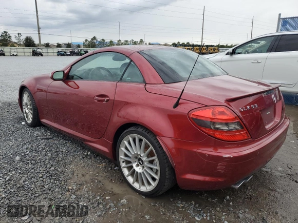 2005 Mercedes-Benz SLK-Class 5.5L AMG with VIN WDBWK73F75F049308, listed as a Copart auction lot 88802595 with 0 mi miles and Non Repairable. Bid and sale history available at carsss.com. Image 2.