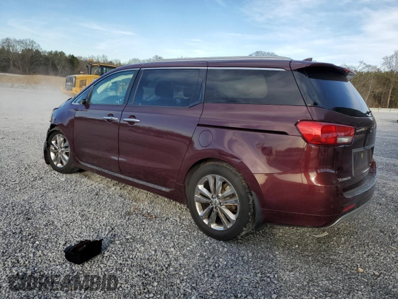 2016 Kia Sedona SX-L with VIN KNDME5C18G6145637, listed as a Copart auction lot 46602575 with 158,177 mi miles and Salvage Title. Bid and sale history available at carsss.com. Image 2.