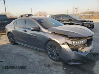 2018 Acura TLX w/A-SPEC Pkg with VIN 19UUB3F61JA003382, listed as a Copart auction lot 48741205 with 69,453 mi miles and Salvage Title. Bid and sale history available at carsss.com. Image 4.