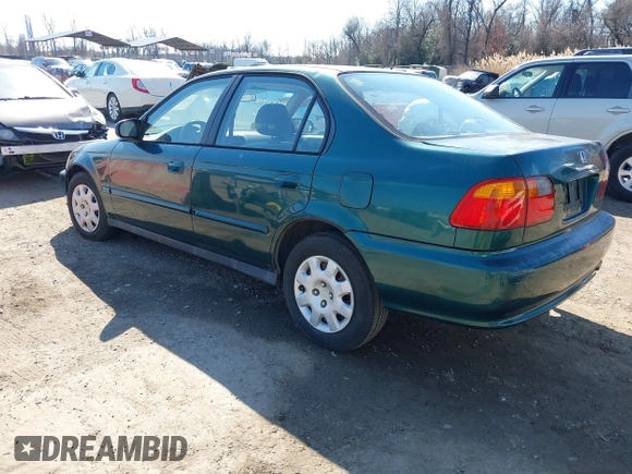 2000 Honda Civic VP with VIN 2HGEJ6615YH579906, listed as a IAAI auction lot 41683779 with 159,701 mi miles. Bid and sale history available at carsss.com. Image 3.