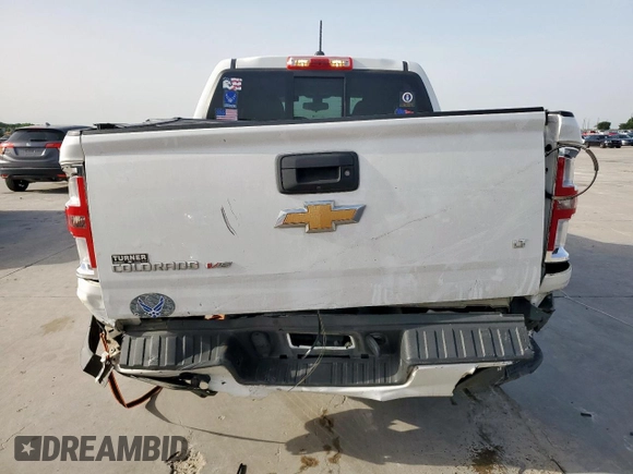 2020 Chevrolet Colorado 2WD LT z VIN 1GCGSCEN0L1242686, wystawiony jako Copart lot #57032235 z przebiegiem 91 521 mil mil oraz Szkoda całkowita • Salvage title. Historia ofert i sprzedaży dostępna na DreamBid. Obrazek 6.