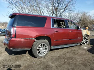 2020 GMC Yukon XL Denali with VIN 1GKS1HKJ4LR166469, listed as a Copart auction lot 43768735 with 0 mi miles and Salvage Title. Bid and sale history available at carsss.com. Image 3.