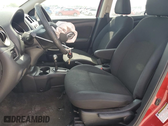 2013 Nissan Versa SV with VIN 3N1CN7AP7DL873081, listed as a Copart auction lot 57222385 with 151,978 mi miles and Salvage title. Bid and sale history available at DreamBid. Image 7.