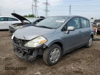 2009 Nissan Versa S with VIN 3N1BC13E69L392448, listed as a Copart auction lot 59761375 with 47,849 mi miles and Salvage title. Bid and sale history available at DreamBid. Image 1.