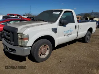2008 Ford F-250 XL z VIN 1FTNF20598ED48423, wystawiony jako Copart lot #47501335 z przebiegiem 265 346 mil mil oraz Czysty tytuł • Clean title. Historia ofert i sprzedaży dostępna na DreamBid. Obrazek 1.