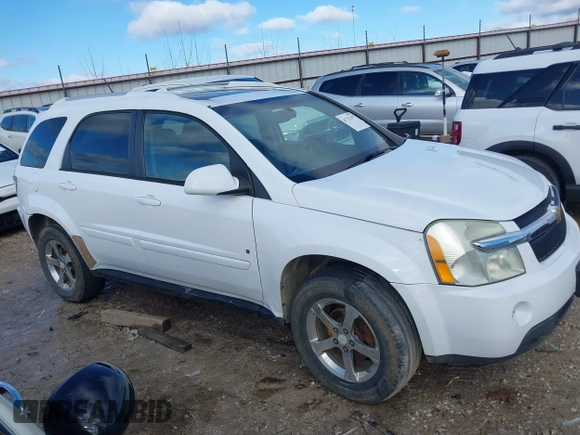 2007 Chevrolet Equinox LT with VIN 2CNDL73F676081147, listed as a IAAI auction lot 41712197 with 204,029 mi miles. Bid and sale history available at carsss.com. Image 13.