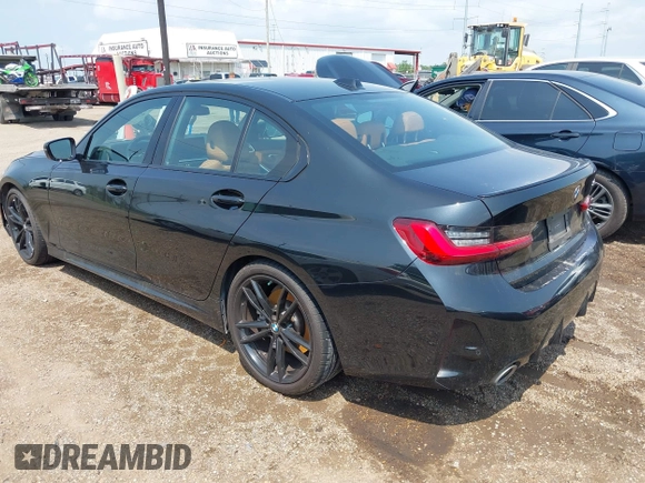 2023 BMW 3 Series 330i with VIN 3MW69FF09P8D39007, listed as a IAAI auction lot 42071643 with 24,781 mi miles and . Bid and sale history available at DreamBid. Image 3.