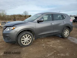 2015 Nissan Rogue SV with VIN KNMAT2MV8FP542105, listed as a Copart auction lot 52043035 with 114,099 mi miles and Clean Title. Bid and sale history available at carsss.com. Image 1.