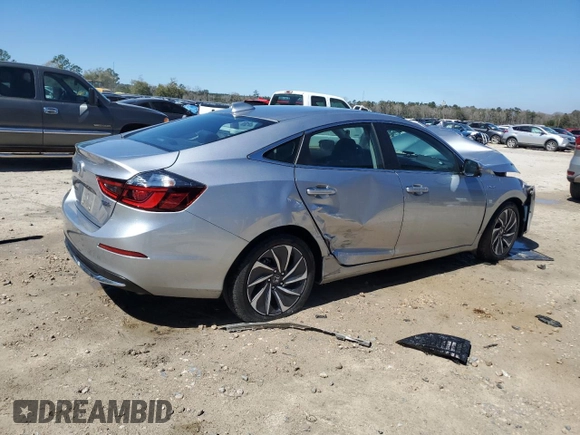 2020 Honda Insight Touring with VIN 19XZE4F93LE007106, listed as a Copart auction lot 47823085 with Not Provided miles and Non Repairable. Bid and sale history available at carsss.com. Image 3.