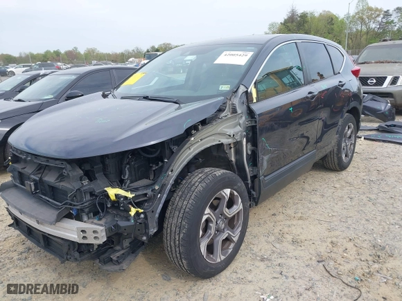 2018 Honda CR-V EX with VIN 7FARW2H57JE067364, listed as a IAAI auction lot 42005429 with 75,948 mi miles. Bid and sale history available at carsss.com. Image 22.