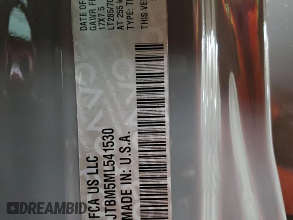 2021 Jeep Gladiator Rubicon с VIN 1C6JJTBM5ML541530, выставлен на аукционе Copart как лот 82661554 с пробегом 55 539 миль миль и Списание • Salvage title. История ставок и продаж доступна на DreamBid. Изображение 13.