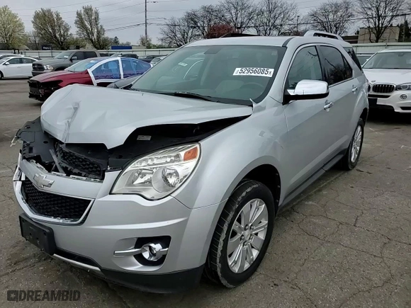 2011 Chevrolet Equinox LT w/2LT with VIN 2CNFLNE55B6252125, listed as a Copart auction lot 52956085 with 100,110 mi miles and Salvage Title. Bid and sale history available at carsss.com. Image 12.