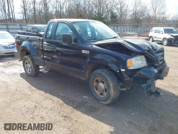 2005 Ford F-150 STX with VIN 1FTRF04W25KD56854, listed as a IAAI auction lot 41522143 with 218,197 mi miles and . Bid and sale history available at DreamBid. Image 1.