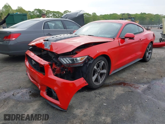 2015 Ford Mustang EcoBoost with VIN 1FA6P8TH7F5411127, listed as a IAAI auction lot 42041294 with 144,067 mi miles and . Bid and sale history available at carsss.com. Image 18.