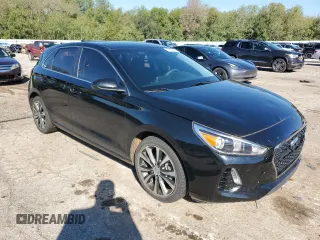 2019 Hyundai Elantra GT with VIN KMHH35LE1KU115891, listed as a Copart auction lot 72164844 with 53,806 mi miles and Salvage Title. Bid and sale history available at carsss.com. Image 4.