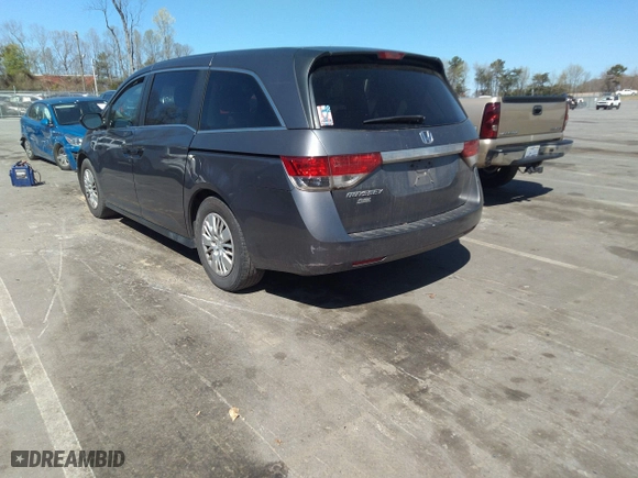 2014 Honda Odyssey LX with VIN 5FNRL5H24EB025817, listed as a IAAI auction lot 41904759 with 161,523 mi miles. Bid and sale history available at carsss.com. Image 3.