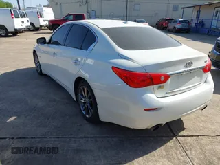 2017 Infiniti Q50 Signature Edition with VIN JN1EV7AP3HM738779, listed as a IAAI auction lot 41870416 with 129,694 mi miles and . Bid and sale history available at DreamBid. Image 3.