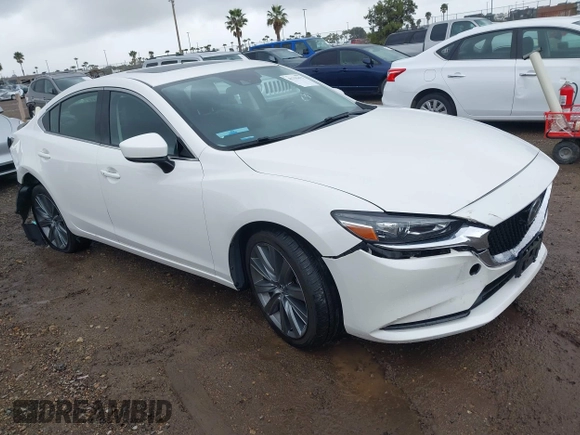 2021 Mazda 6 Touring with VIN JM1GL1VM7M1611070, listed as a IAAI auction lot 41755673 with 46,288 mi miles and . Bid and sale history available at carsss.com. Image 1.