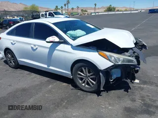 2016 Hyundai Sonata SE with VIN 5NPE24AF4GH285471, listed as a IAAI auction lot 42218034 with 167,560 mi miles and . Bid and sale history available at DreamBid. Image 1.