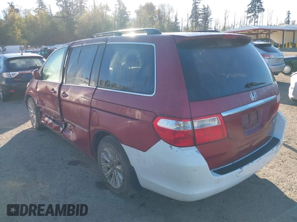 2005 Honda Odyssey TOURING with VIN 5FNRL38815B008644, listed as a IAAI auction lot 40512794 with 279,981 mi miles. Bid and sale history available at carsss.com. Image 3.