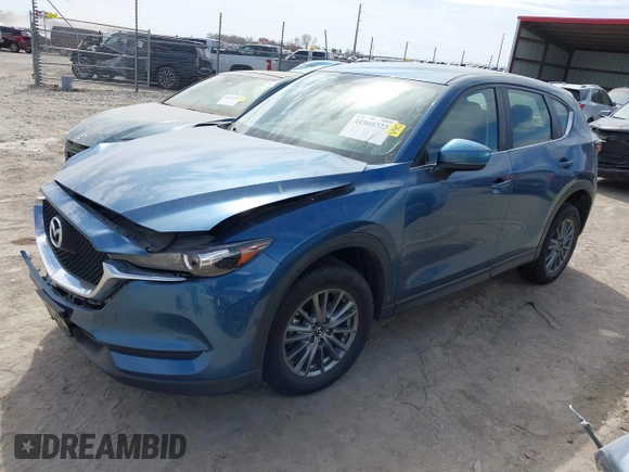2018 Mazda CX-5 Sport with VIN JM3KFBBM8J0400741, listed as a IAAI auction lot 41860323 with 54,911 mi miles. Bid and sale history available at carsss.com. Image 17.