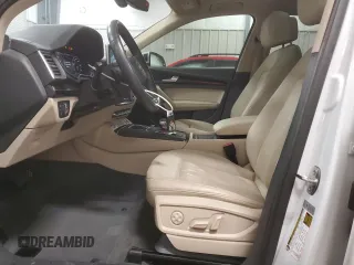 2020 Audi Q5 Premium Plus with VIN WA1E2AFY2L2080987, listed as a Copart auction lot 89344955 with 55,463 mi miles and Salvage title. Bid and sale history available at DreamBid. Image 7.