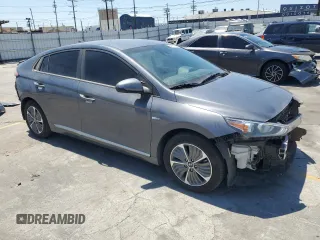 2020 Hyundai Ioniq SE with VIN KMHC65LD4LU207572, listed as a Copart auction lot 54187205 with 136,887 mi miles and Salvage title. Bid and sale history available at DreamBid. Image 4.