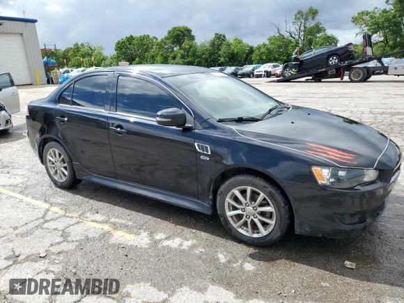 2015 Mitsubishi Lancer ES with VIN JA32U2FU8FU021097, listed as a Copart auction lot 54847304 with 120,805 mi miles and Salvage Title. Bid and sale history available at carsss.com. Image 4.