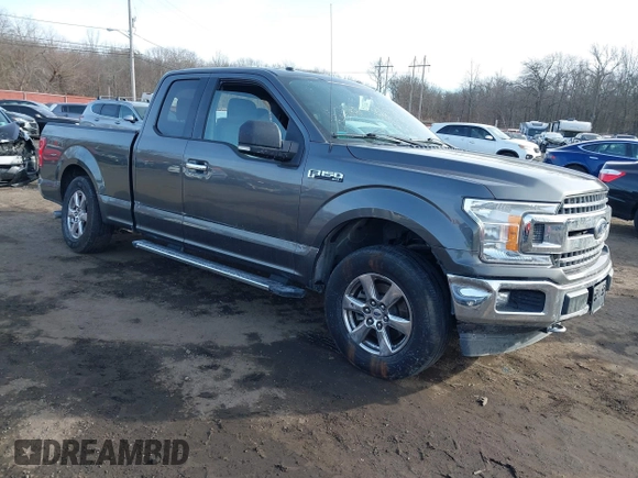 2018 Ford F-150 XL with VIN 1FTEX1EP7JFA75693, listed as a IAAI auction lot 41308249 with 75,747 mi miles and . Bid and sale history available at DreamBid. Image 1.