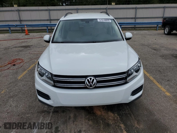 2017 Volkswagen Tiguan S with VIN WVGAV7AX0HK021419, listed as a Copart auction lot 51510935 with 97,084 mi miles and Salvage Title. Bid and sale history available at DreamBid. Image 5.