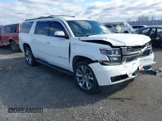 2018 Chevrolet Suburban LT with VIN 1GNSCHKC3JR258653, listed as a IAAI auction lot 41694201 with 86,498 mi miles and . Bid and sale history available at DreamBid. Image 1.
