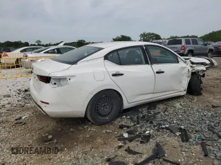 2024 Nissan Sentra S with VIN 3N1AB8BV5RY298704, listed as a Copart auction lot 56696355 with 15,551 mi miles and Clean Title. Bid and sale history available at DreamBid. Image 3.