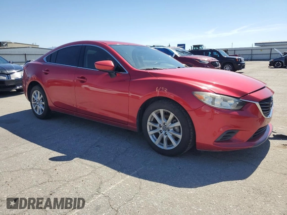 2015 Mazda 6 i Sport with VIN JM1GJ1U59F1210977, listed as a Copart auction lot 49446425 with 107,859 mi miles and Salvage Title. Bid and sale history available at carsss.com. Image 4.