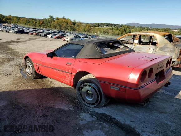 1990 Chevrolet Corvette z VIN 1G1YY3384L5111942, wystawiony jako Copart lot #75481214 z przebiegiem 91 731 mil mil oraz Szkoda całkowita • Salvage title. Historia ofert i sprzedaży dostępna na DreamBid. Obrazek 2.