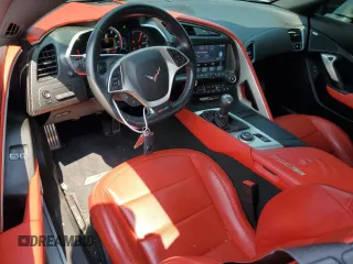 2015 Chevrolet Corvette Z06 2LZ with VIN 1G1YR2D65F5601184, listed as a Copart auction lot 64979444 with 38,080 mi miles and Salvage Title. Bid and sale history available at carsss.com. Image 8.