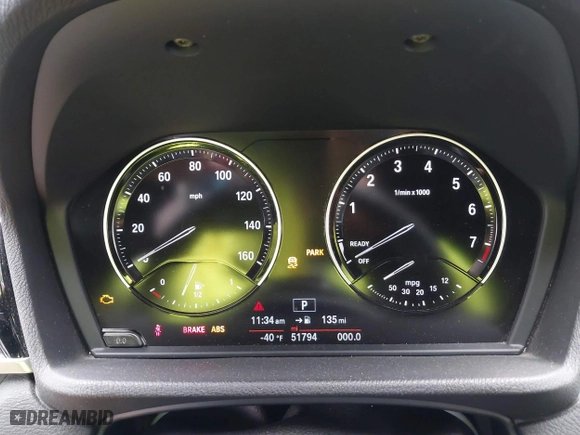 2018 BMW X2 sDrive28i with VIN WBXYJ3C33JEJ84879, listed as a IAAI auction lot 41783904 with 51,794 mi miles. Bid and sale history available at carsss.com. Image 7.